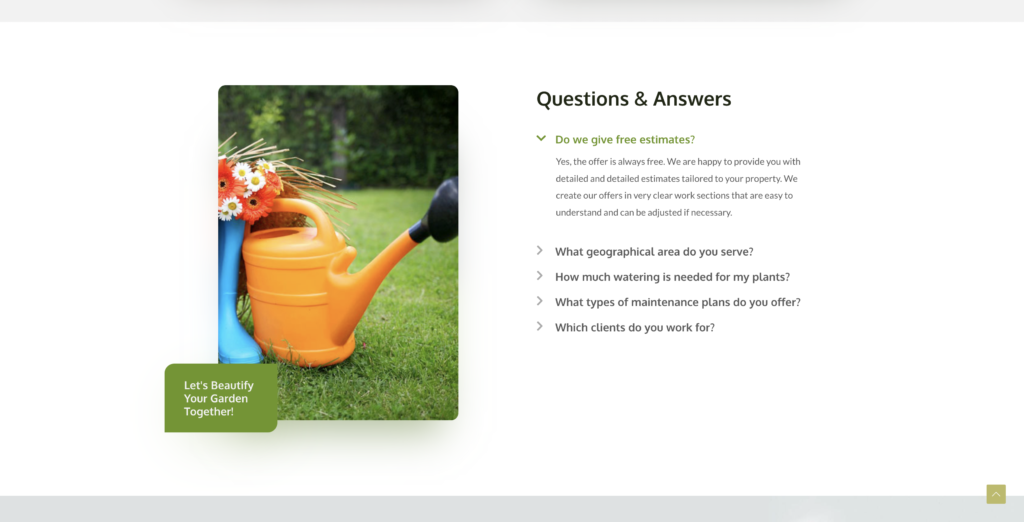 GreenCare Landscaping - Portfolio Page 4